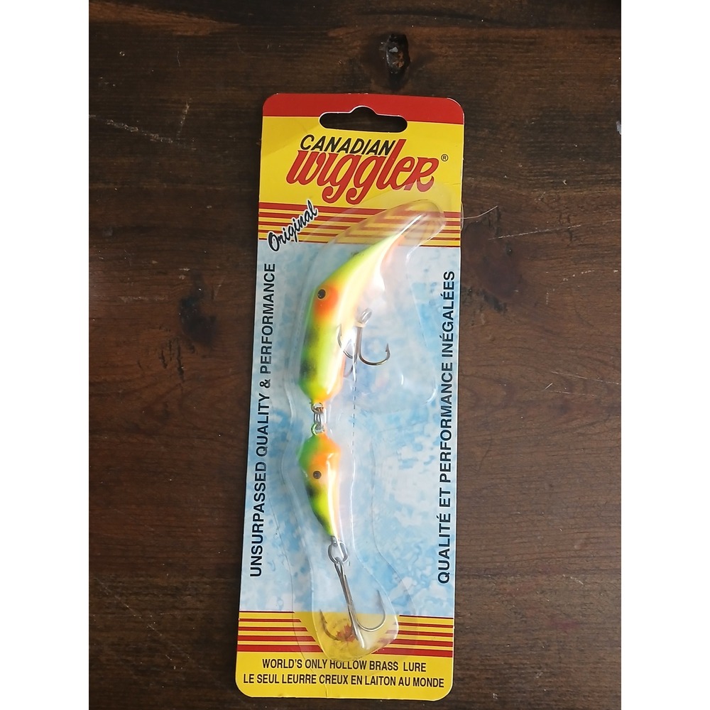 Canadian Wiggler Legendary Lures CWJ57 Original Brass Metal Fishing Lure